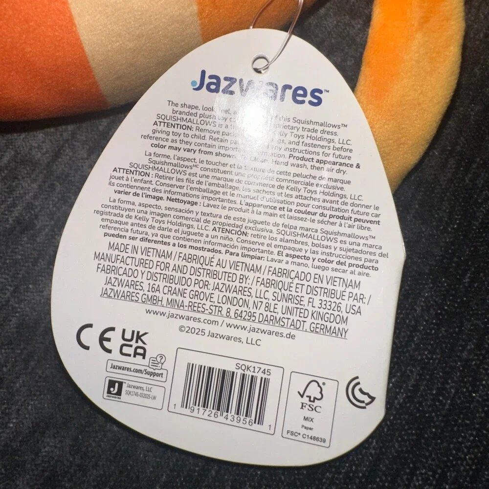 Disney Squishmallows Goofy Plush Soft Stuffed Toy 3+ New with Tags